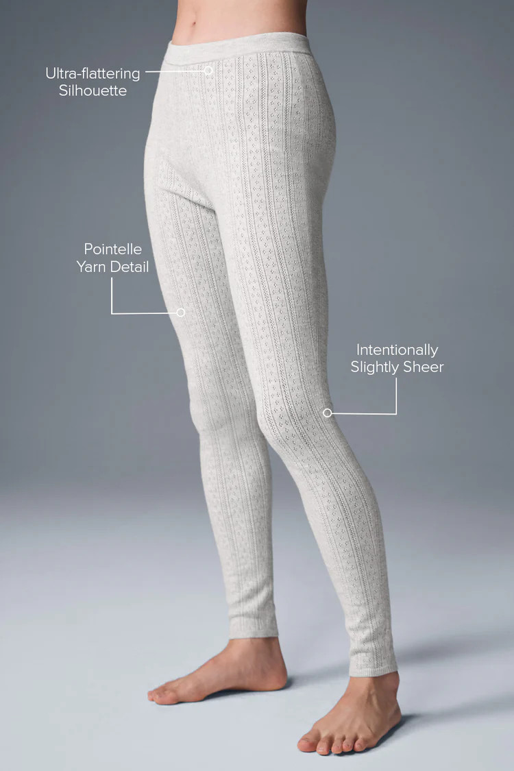 Pointelle Sweater High-Waist Be Mine Legging | Alo Yoga (US)