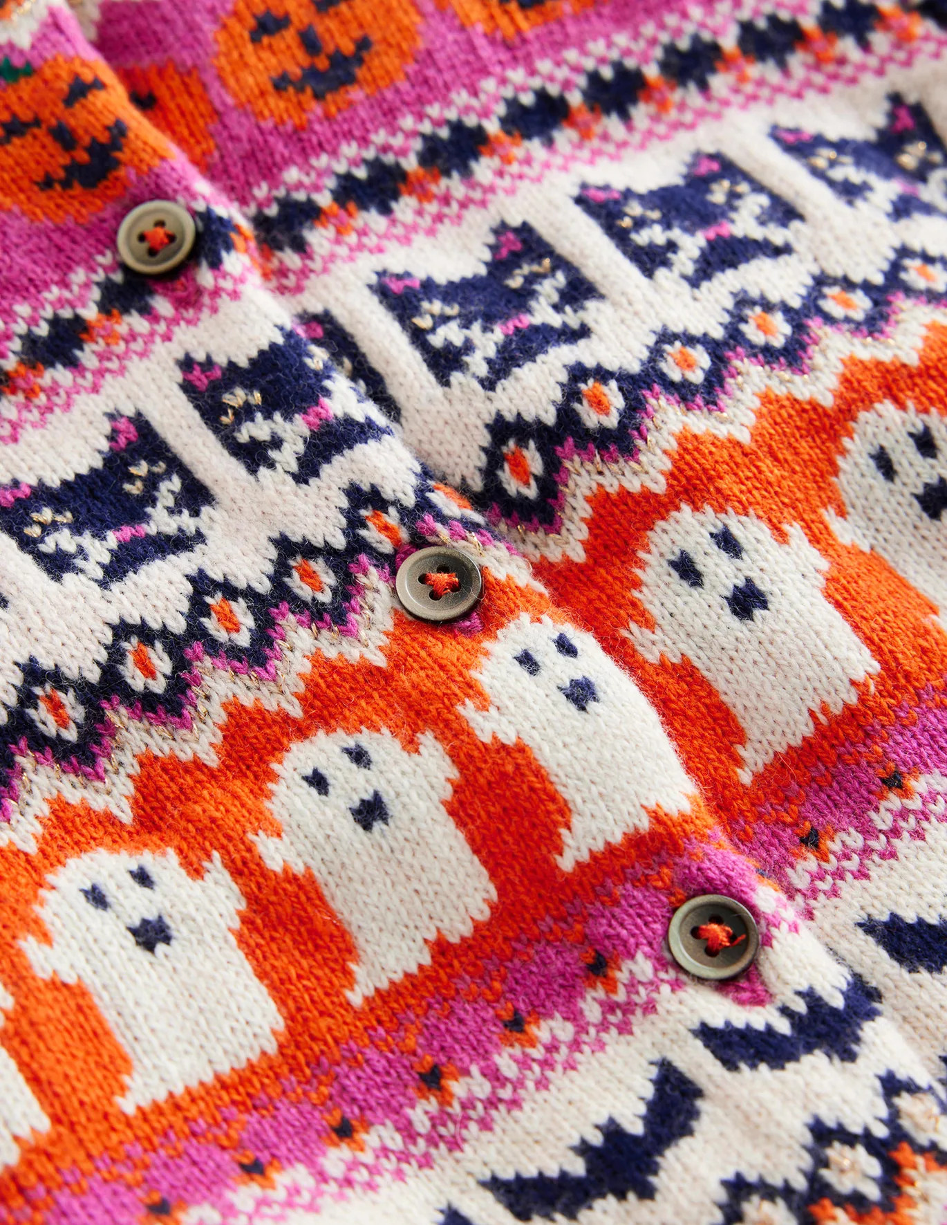 Halloween Fairisle Cardigan | Boden (US)
