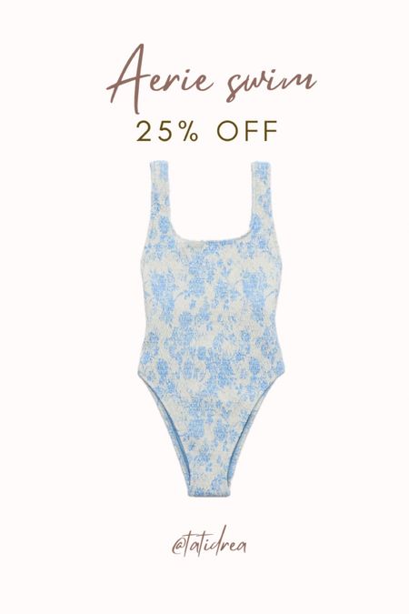 Gorgeous one piece swim 
Aerie swimsuit 


#LTKSpringSale #LTKswim #LTKfindsunder50