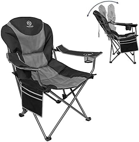 Coastrail Outdoor Reclining Camping Chair 3 Position Folding Lawn Chair for Adults Padded Comfort... | Amazon (US)