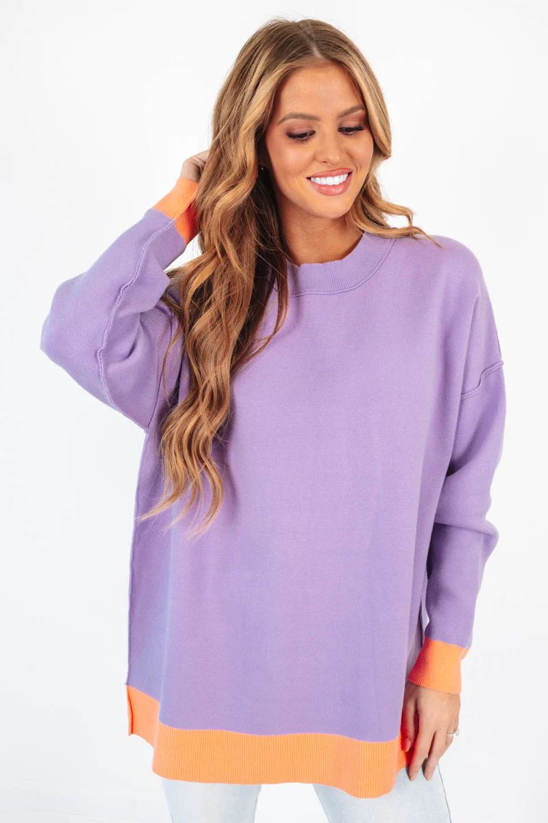 The Raven Sweater - Purple | The Impeccable Pig