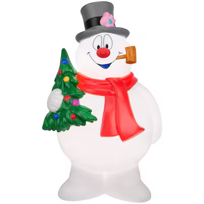Warner Brothers 2-ft LED Frosty the Snowman Blowmold | Lowe's