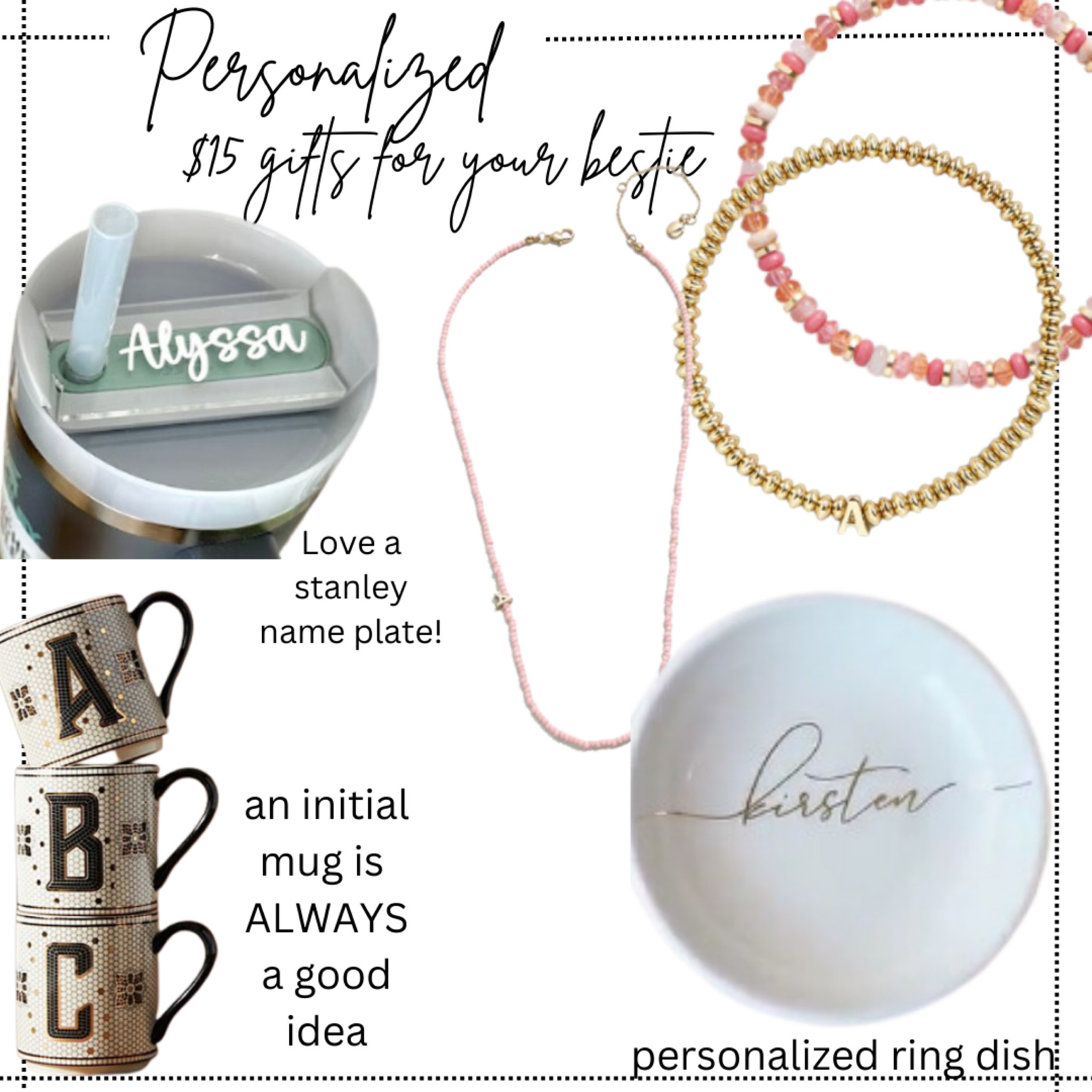 Personalized gifts for your bestie under $15 

#LTKsalealert #LTKGiftGuide