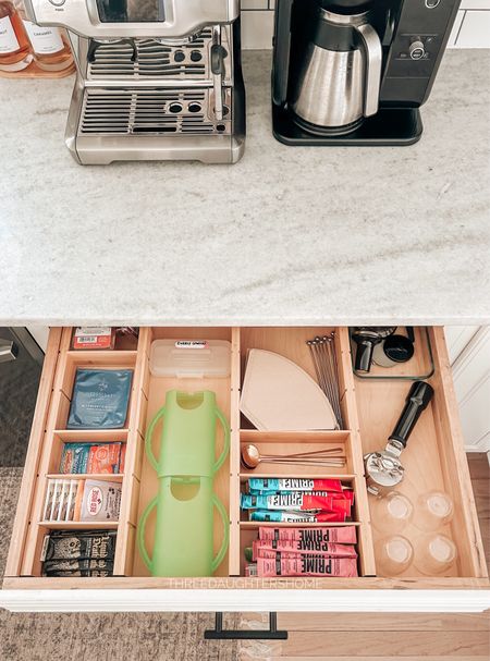 These expandable drawer organizers are 10/10!  They even come with 2 different size horizontal dividers + labels!  Space Aid never steers me wrong.


home organization, kitchen organization, drawer organizer, bamboo organizer, junk drawer

#LTKfindsunder50 #LTKhome