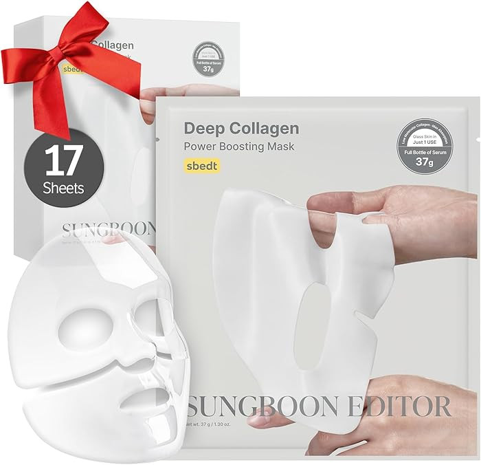 SUNGBOON EDITOR Deep Collagen Overnight mask 37gx17ea | Real Collagen 2,160,000PPB for Elasticity... | Amazon (US)