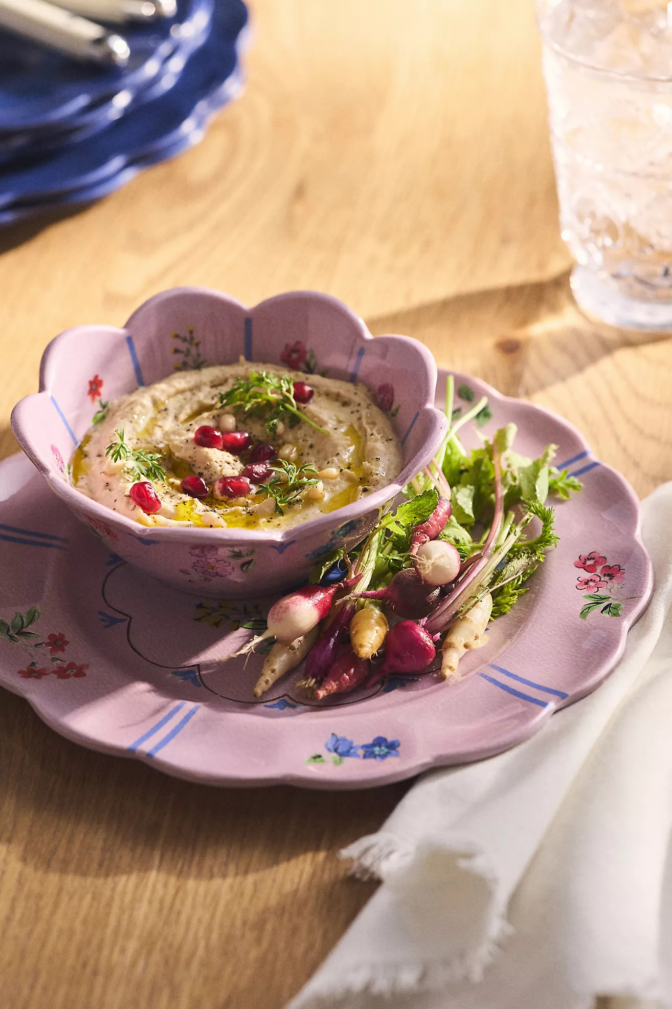 Annette Floral Melamine Nut Bowls, Set of 4 | Anthropologie (US)