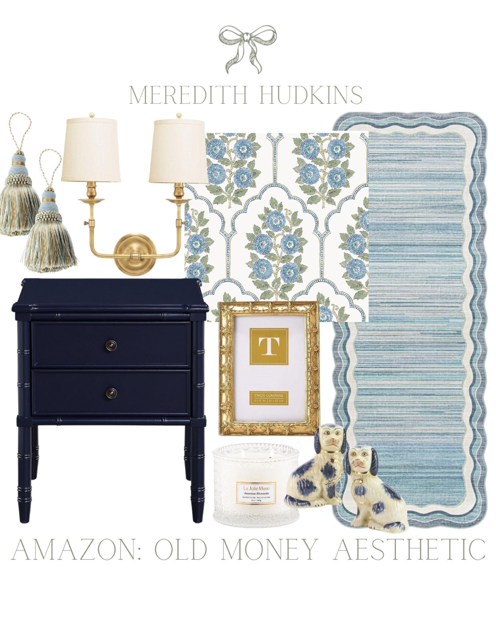 meredith hudkins, preppy home decor, classic style, old money aesthetic, nightstand, side table, accent table, area rug, blue rug, runner, wallpaper, sconce, lighting, living room, bedroom, entryway, block print peel and stick wallpaper, chinoiserie

#LTKHome #LTKFindsUnder100 #LTKSaleAlert