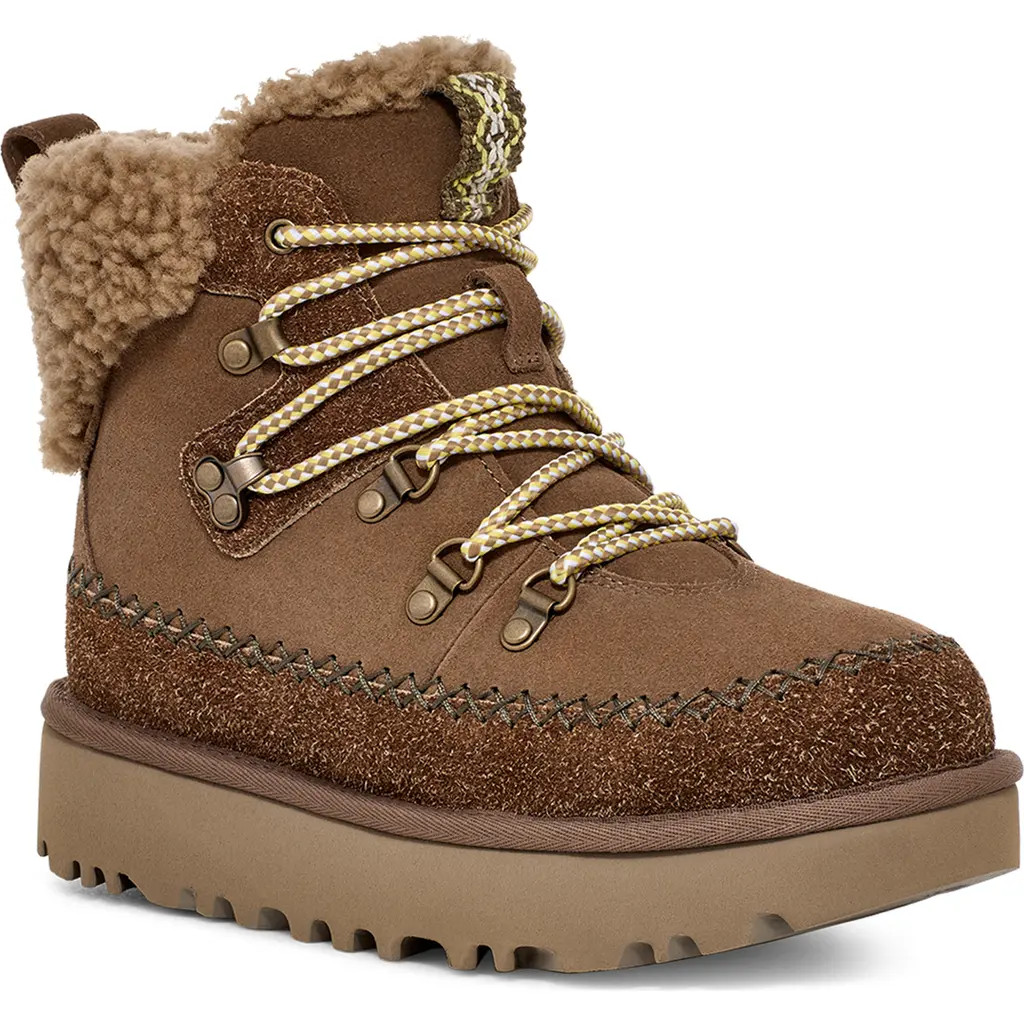 UGG(r) Classic Mini Alpine Boot in Hickory at Nordstrom, Size 5 | Nordstrom
