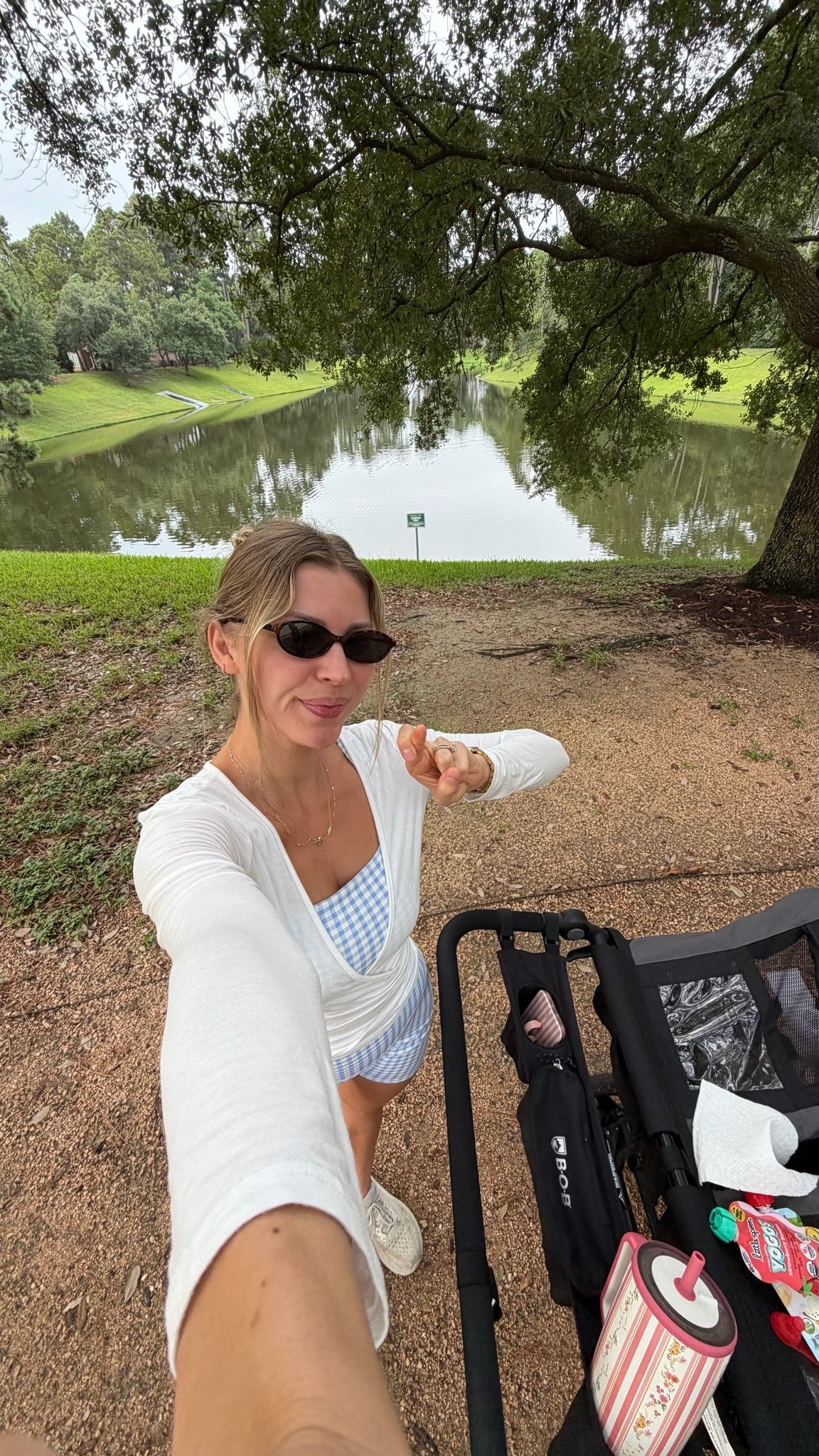 Mom walk outfit! Cute gingham set that’s actually nursing friendly!! S in set and long sleeve!

#LTKootd #LTKmomlife #LTKfitnessgoals