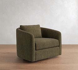 Remmy Swivel Chair | Pottery Barn (US)