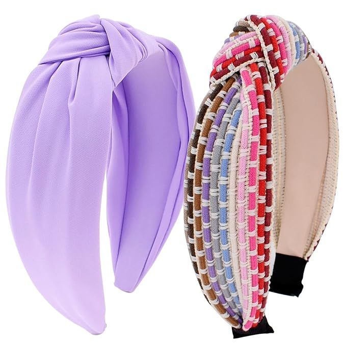 BEGOOD Headbands for Women Boho Womens Knotted Headbands Wide Headbands Fashion Hairbands for Wom... | Amazon (US)