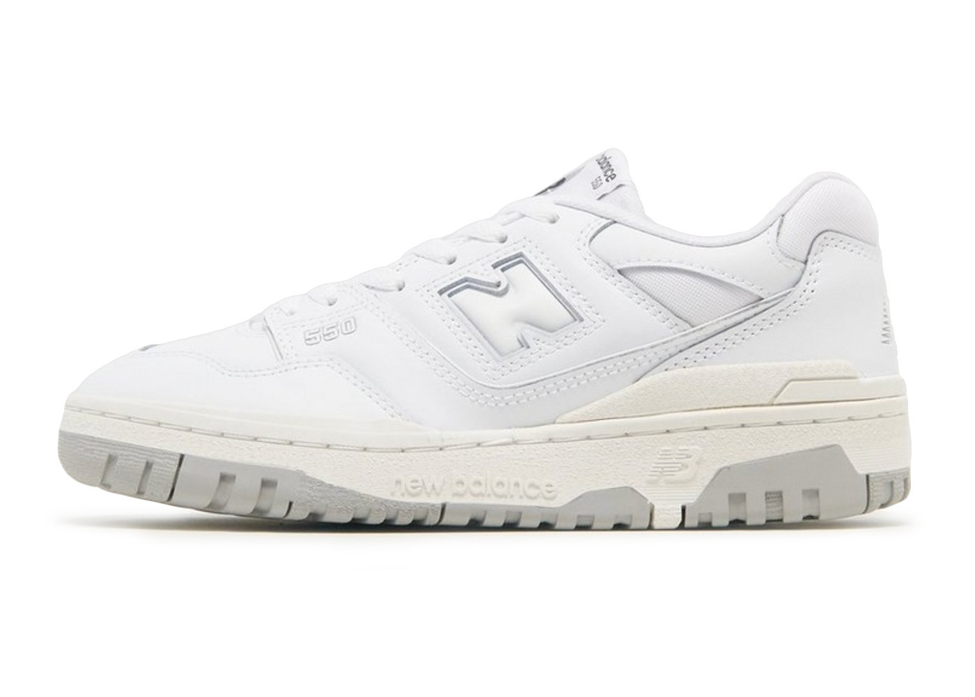 New Balance 550 White Off-White Grey (GS) | StockX