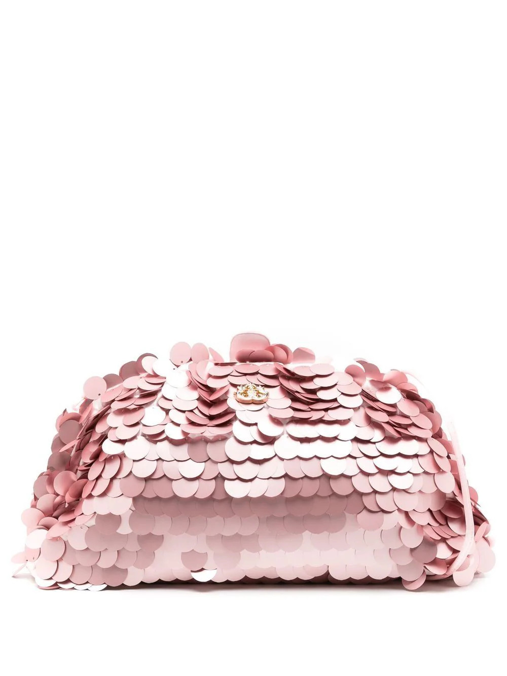 Isla sequin clutch bag - Pink | Farfetch Global