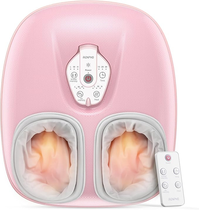 RENPHO Foot Massager Machine with Heat [2026 Upgraded], Shiatsu Foot Massager for Plantar Fasciit... | Amazon (US)