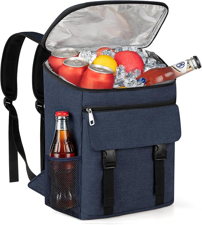 Cooler Backpack- 50 Cans Insulated Backpack Cooler for Men & Women Portable Leak Proof Lunch Back... | Amazon (US)