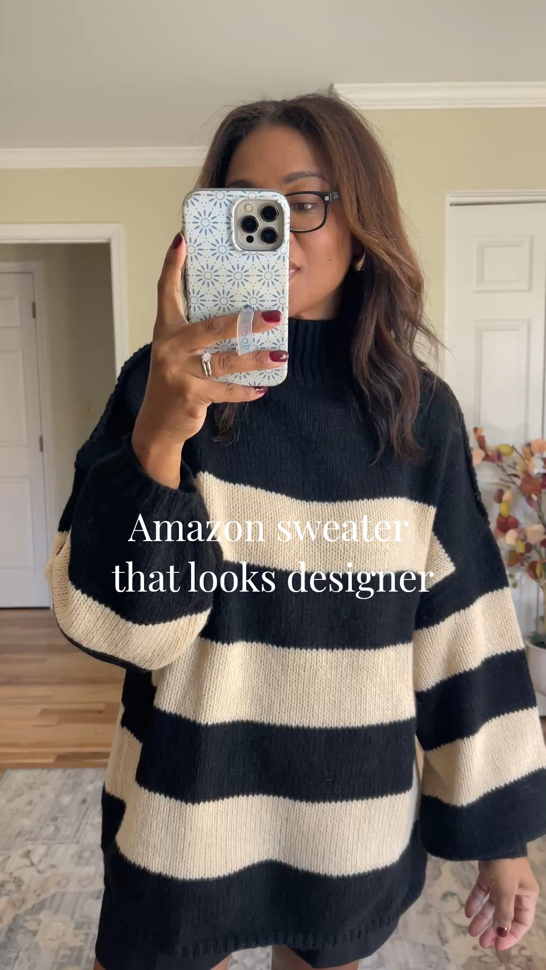 Amazon sweater! Wearing a small 

#ltkfindsunder50 #ltkfindsunder100 #ltkover40