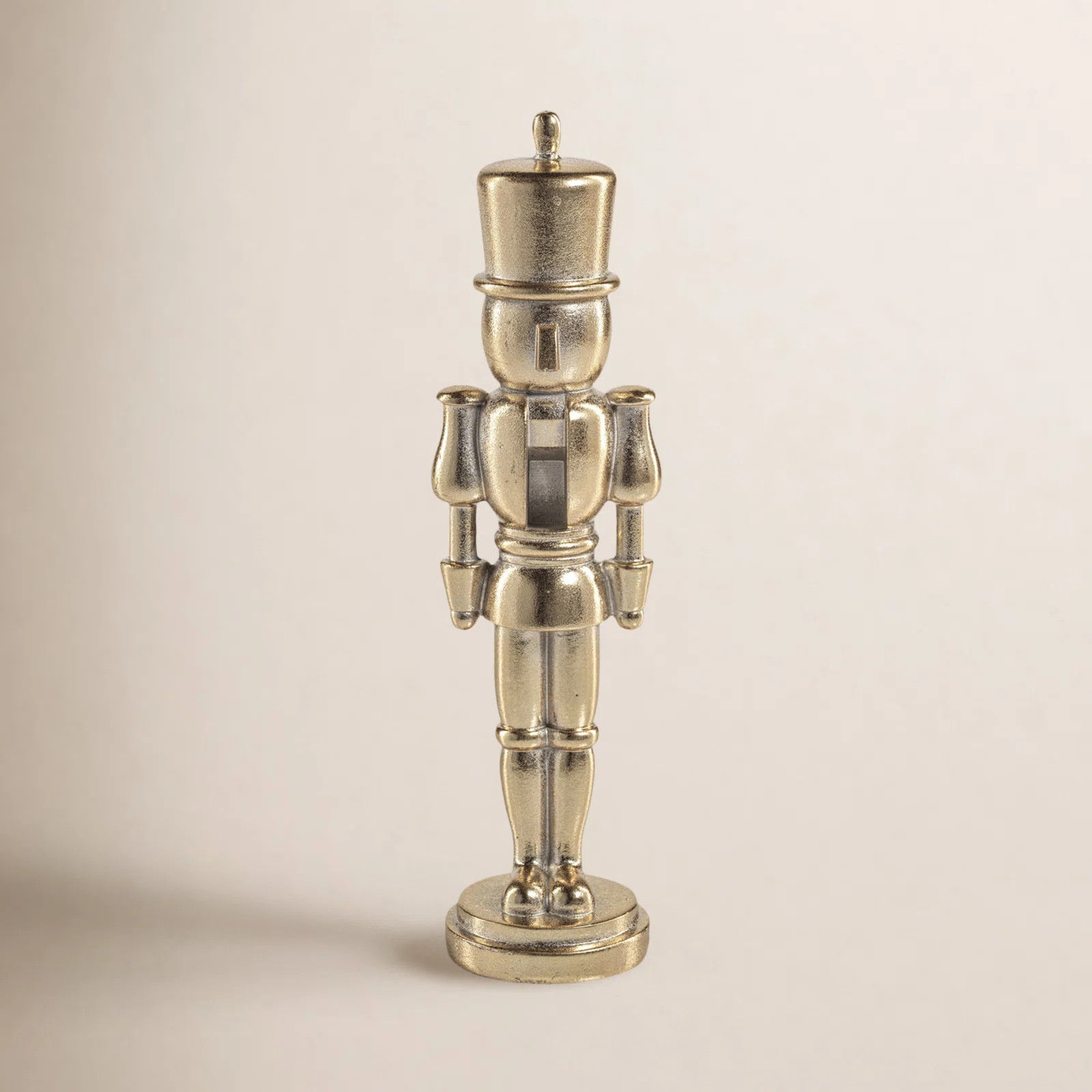 Hartwin 2-Piece Set Metallic Decorative Nutcracker Figurines | Wayfair North America