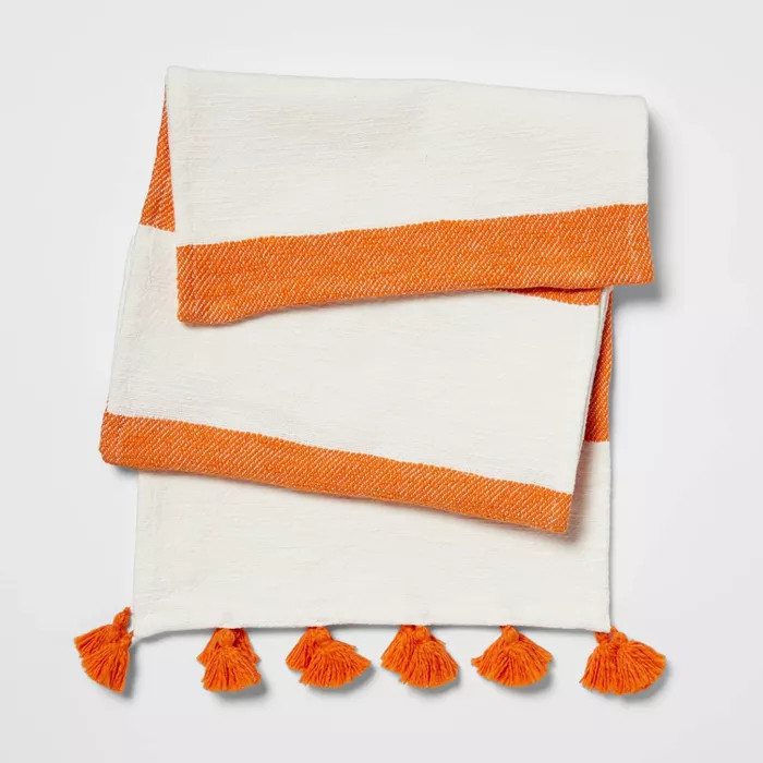72" x 14" Cotton Preppy Striped Table Runner - Opalhouse™ | Target