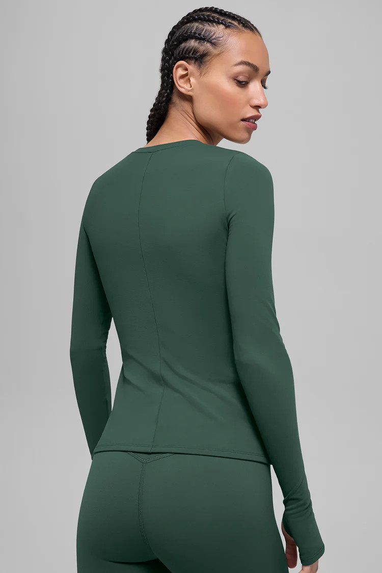 Airbrush Winter Warm Nocturne Long Sleeve | Alo Yoga (US)