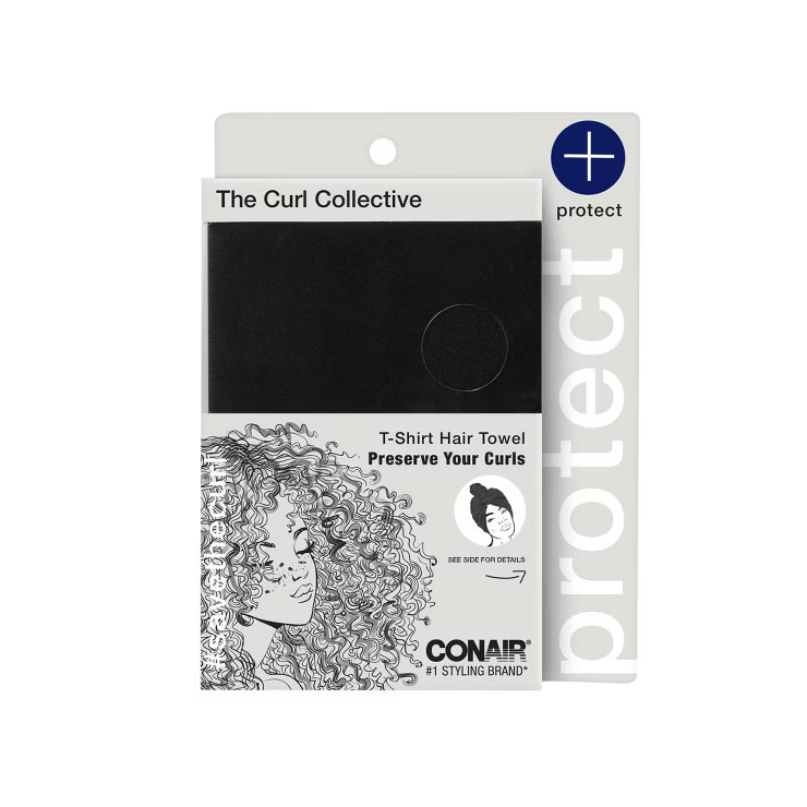 Conair Curl Collective Protect Rectangle T-Shirt Towel | Target