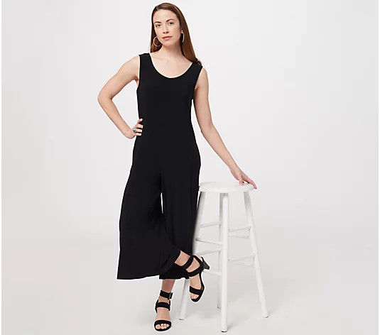 Attitudes by Renee Regular Weekend Chic Wide Leg Jumpsuit - QVC.com | QVC