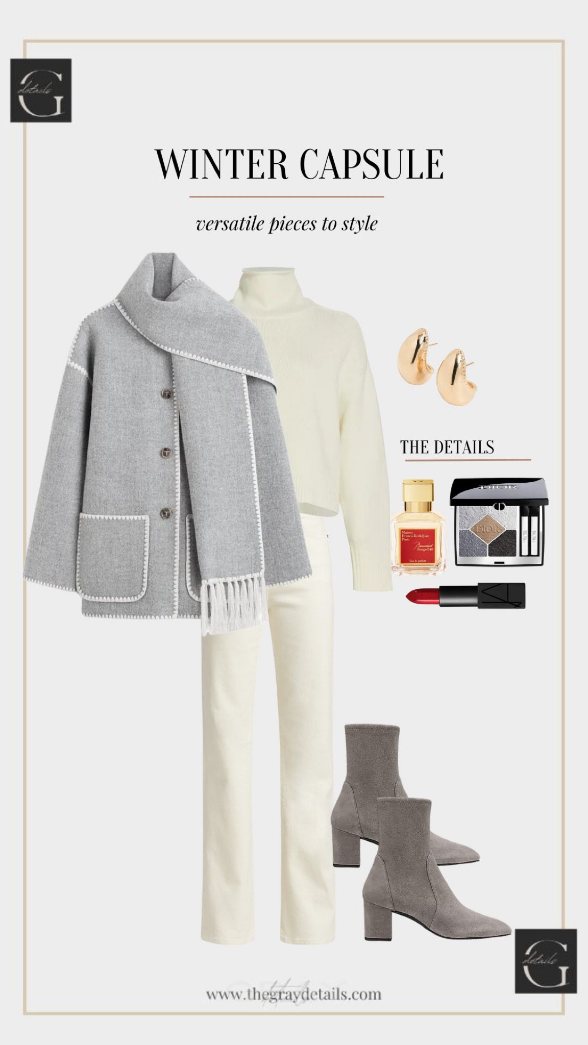 Winter capsule outfit, Amazon scarf jacket, cream jeans 

#LTKover40 #LTKstyletip #LTKHoliday