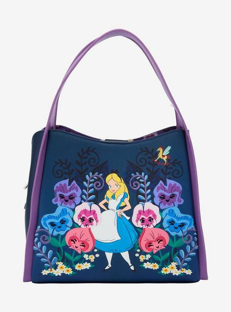 Loungefly Disney Alice in Wonderland Alice & Flowers Convertible Purse — BoxLunch Exclusive | B... | BoxLunch