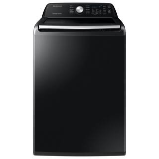 Samsung 4.5 cu. ft. Top Load Washer with Impeller and Active Water Jet in Brushed Black WA45T3400... | The Home Depot