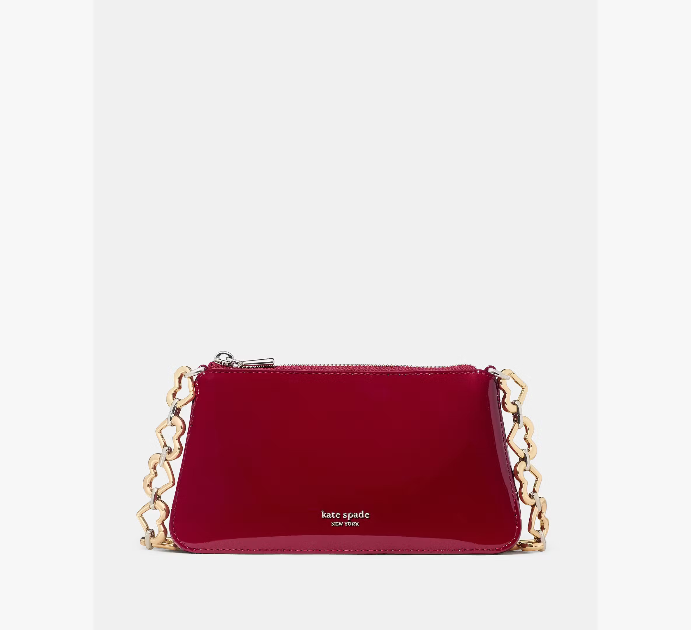 Kate Spade Grace Patent Pochette, Dark Scarlet | Kate Spade (US)