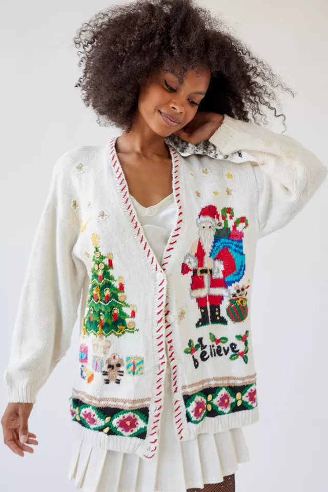Urban Renewal Vintage Holiday Cardigan | Urban Outfitters (US and RoW)