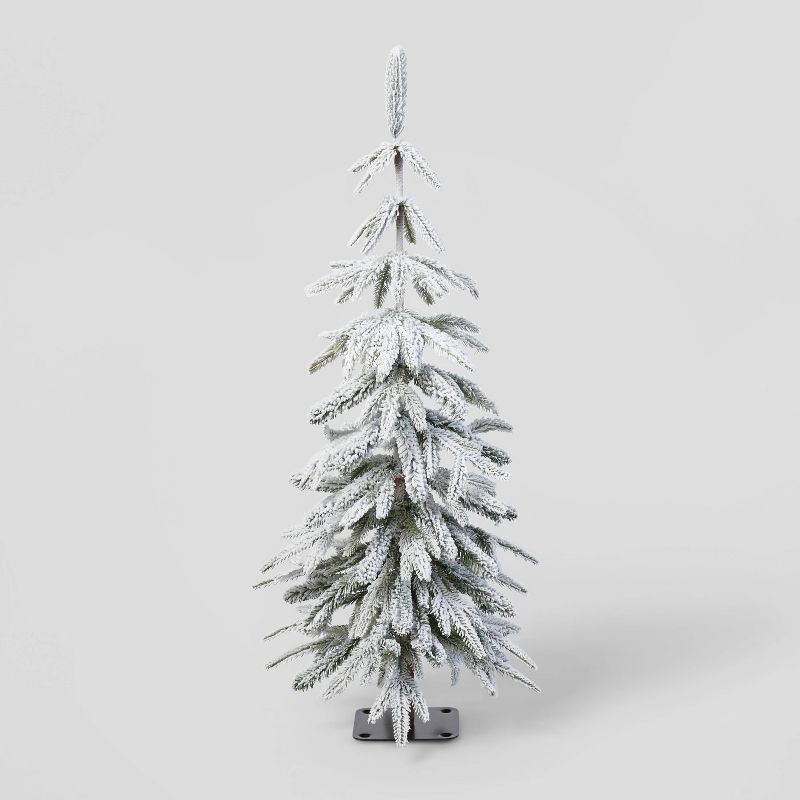 3' Unlit Downswept Flocked Alpine Balsam Mini Artificial Christmas Tree - Wondershop™ | Target