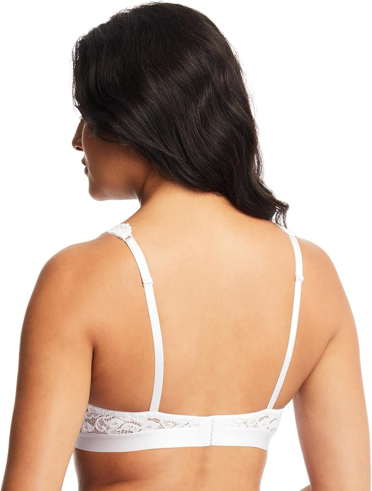 JENNY JEN Women's Ivy Lace Bralette with Adjustable Straps, Unpadded Unlined Wireless Plunge Bra,... | Amazon (US)