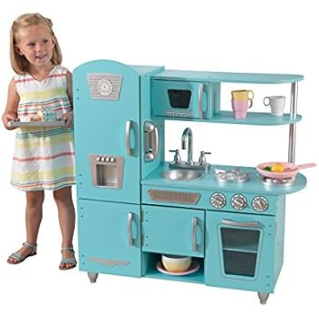 KidKraft Vintage Kitchen in Blue | Amazon (US)