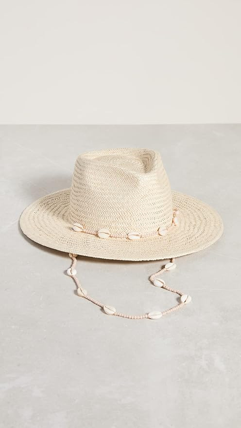 Lack Of Color Women's Seashells Straw Fedora | Amazon (US)