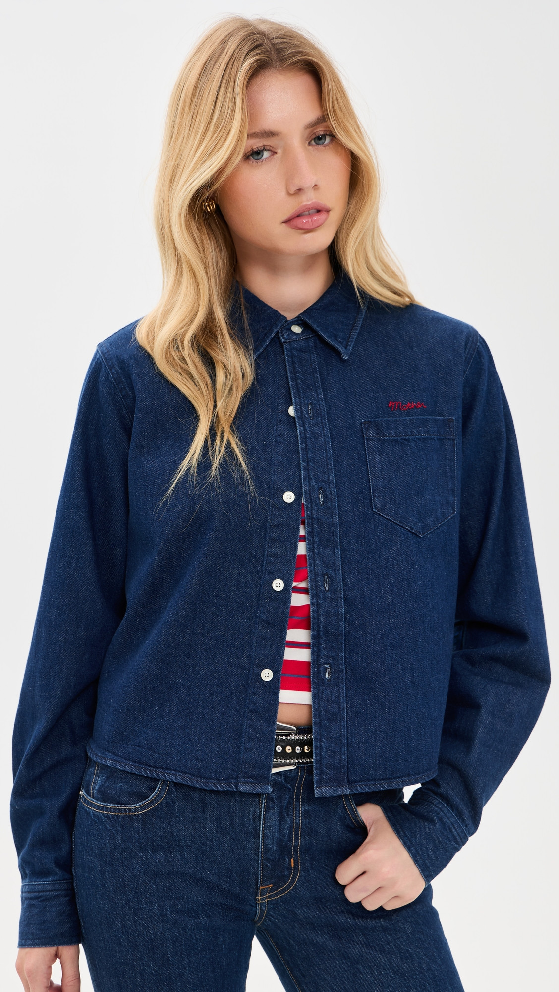 MOTHER The Honor Roll Shirt Hey Batter Batter S | Shopbop