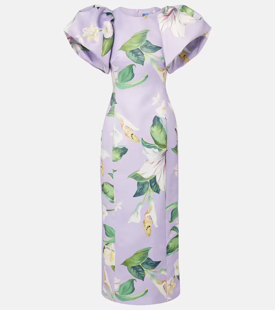 Leo Lin Lucinda floral puff-sleeve maxi dress | Mytheresa (US/CA)