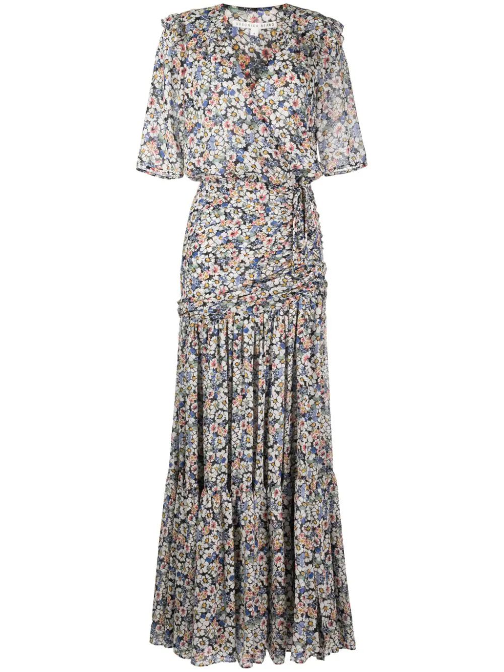 Veronica Beard floral-print Silk Dress  - Farfetch | Farfetch Global