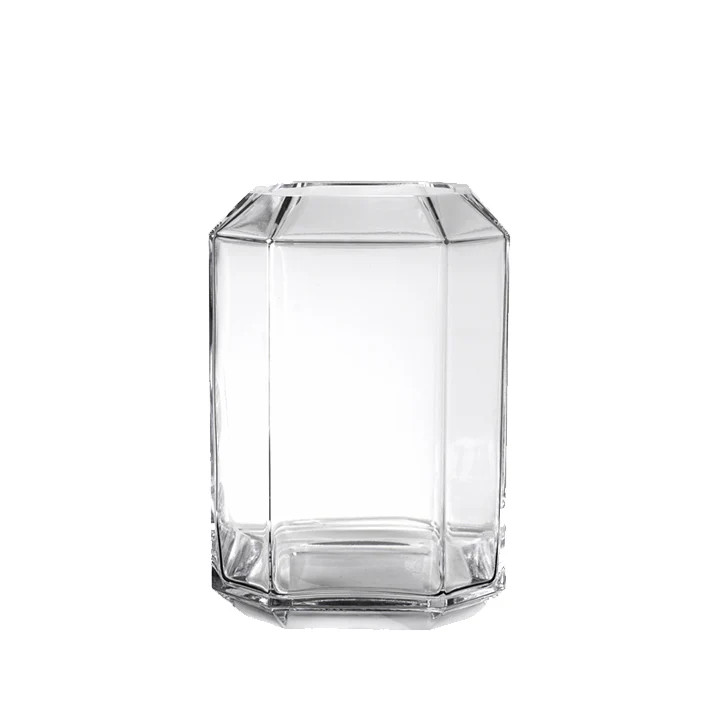 Large Faceted Vase | Blue Print