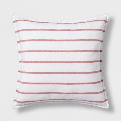 Woven Stripe Oversize Square Throw Pillow - Threshold™ | Target