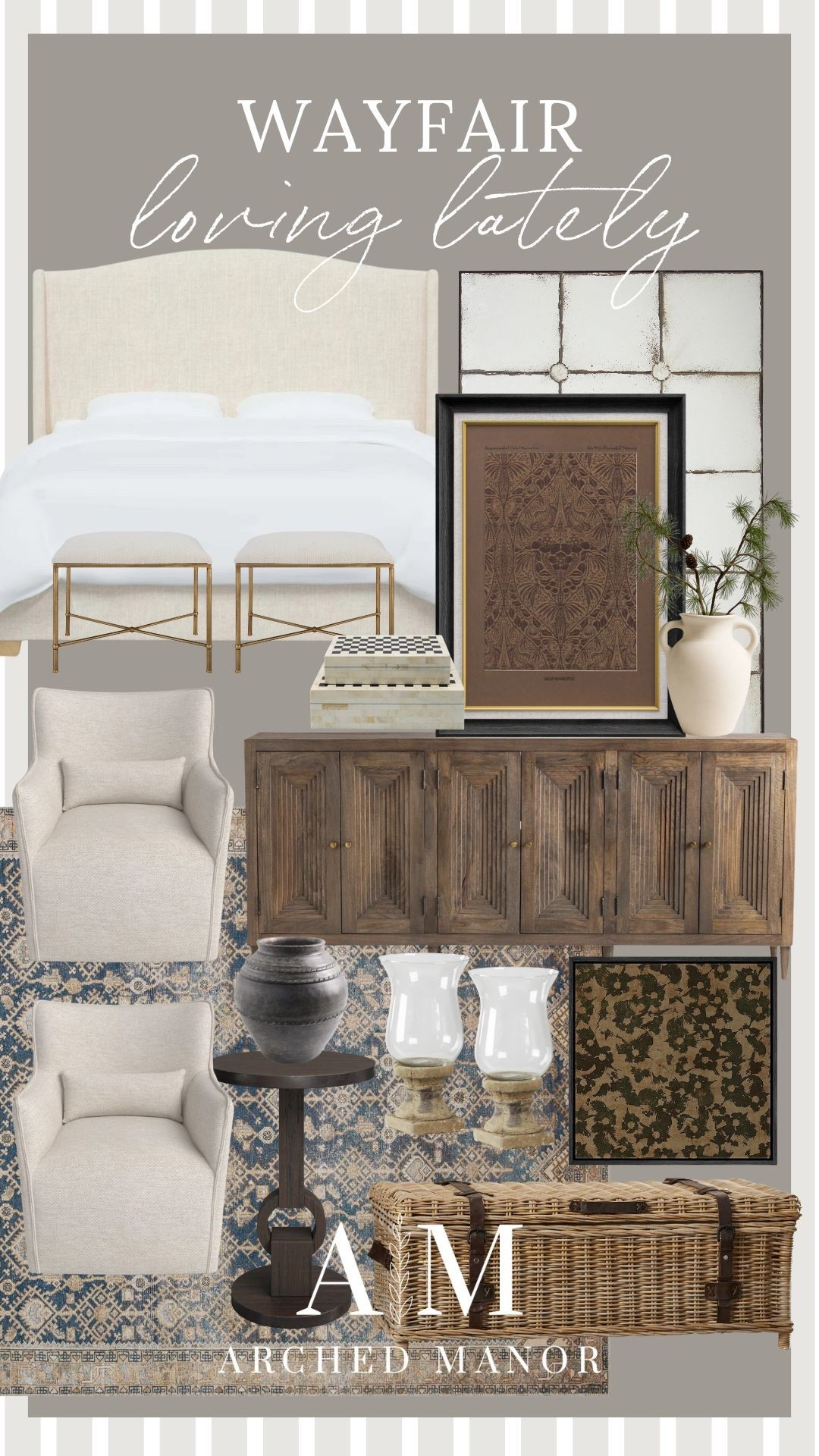Wayfair finds to love ❤️ this sideboard is stunning and I love all the neutrals coming together to create a calming space. 

#LTKHome #LTKSeasonal
