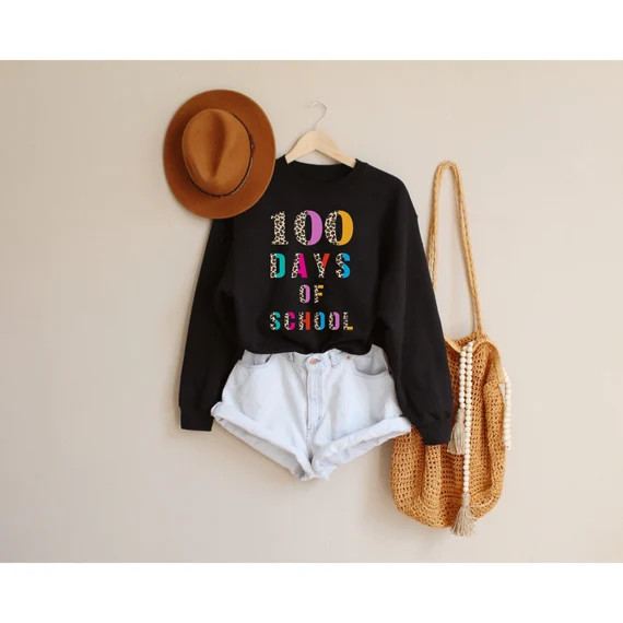 Teacher 100th Day Shirt 100th Day of School 100 Days Brighter | Etsy | Etsy (US)