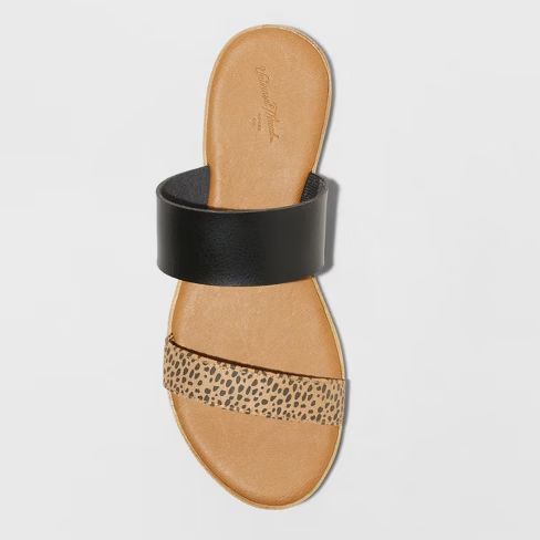 Women's Torri Two Brand Leopard Sandals - Universal Thread™ | Target