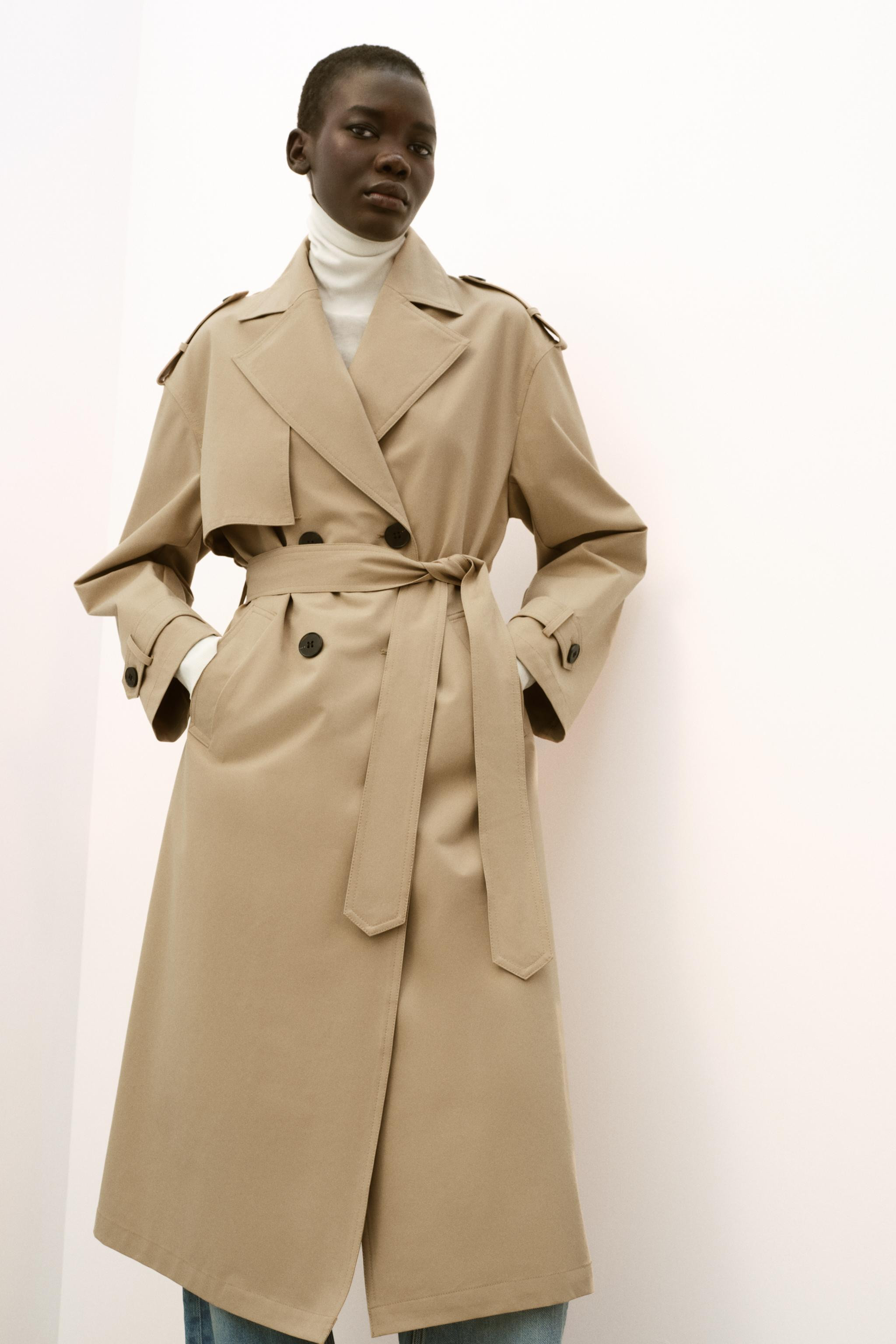 LONG BELTED TRENCH COAT | Zara US