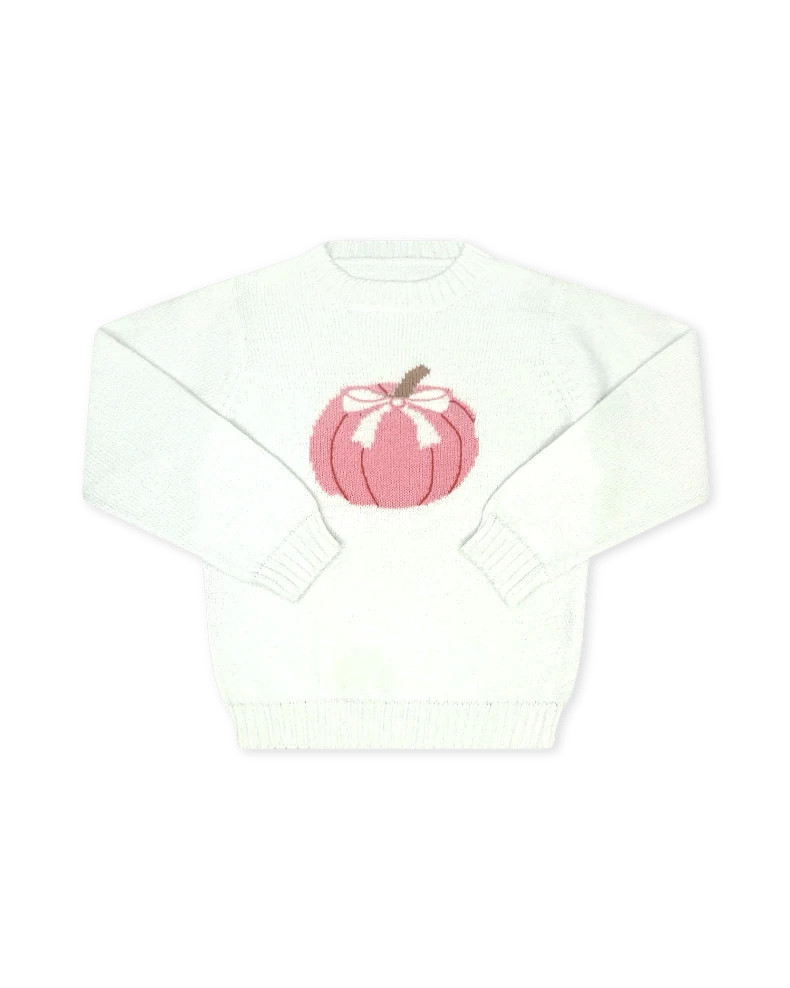 Cozy Up Sweater - Sterling White, Pink Pumpkin | Lullaby Set
