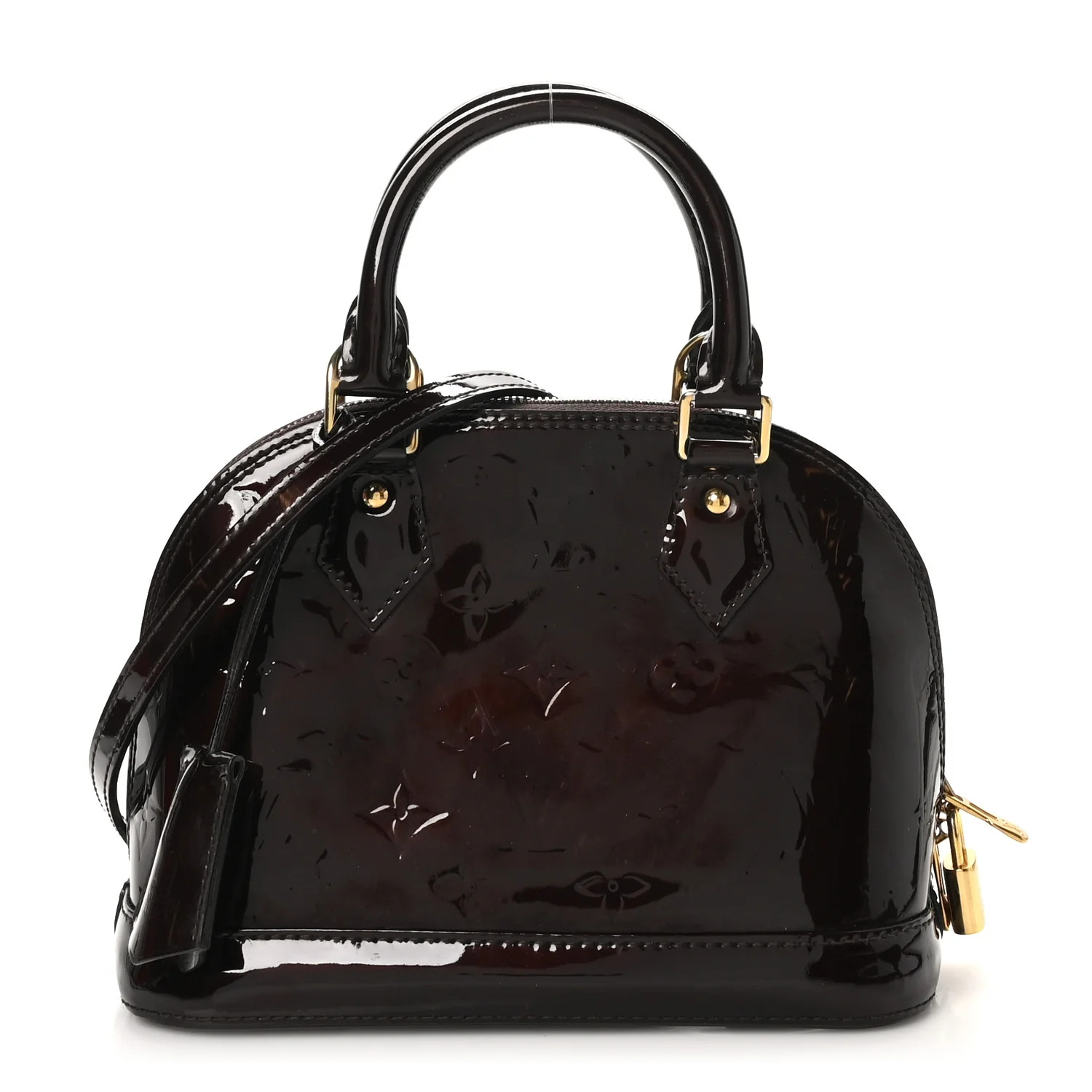 Louis Vuitton Vernis Alma BB Amarante 1691541 | FASHIONPHILE (US)