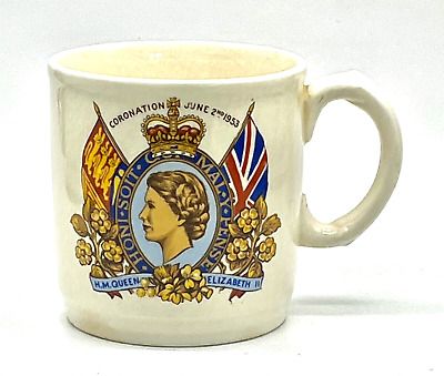 Queen Elizabeth II Coronation Commemorative Cup Royal Tudor Ware 1953  | eBay | eBay US