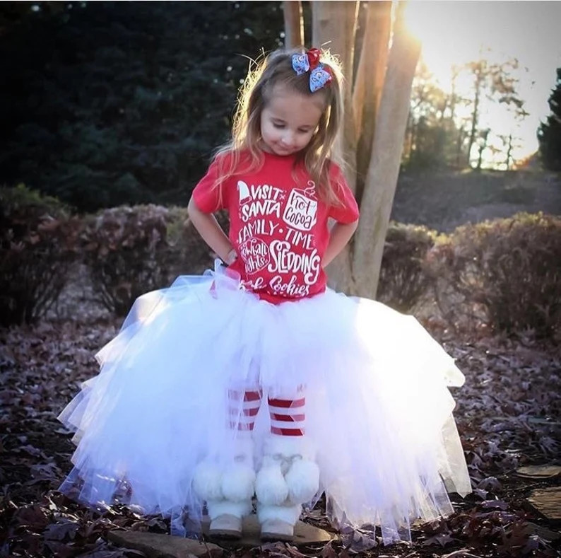 SWANKY High Low Girls Tutu, Fluffy Tulle Skirt for Babies and Toddlers | Etsy (US)