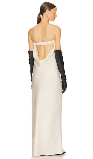 Lisette Column Maxi Dress in Ivory | Revolve Clothing (Global)