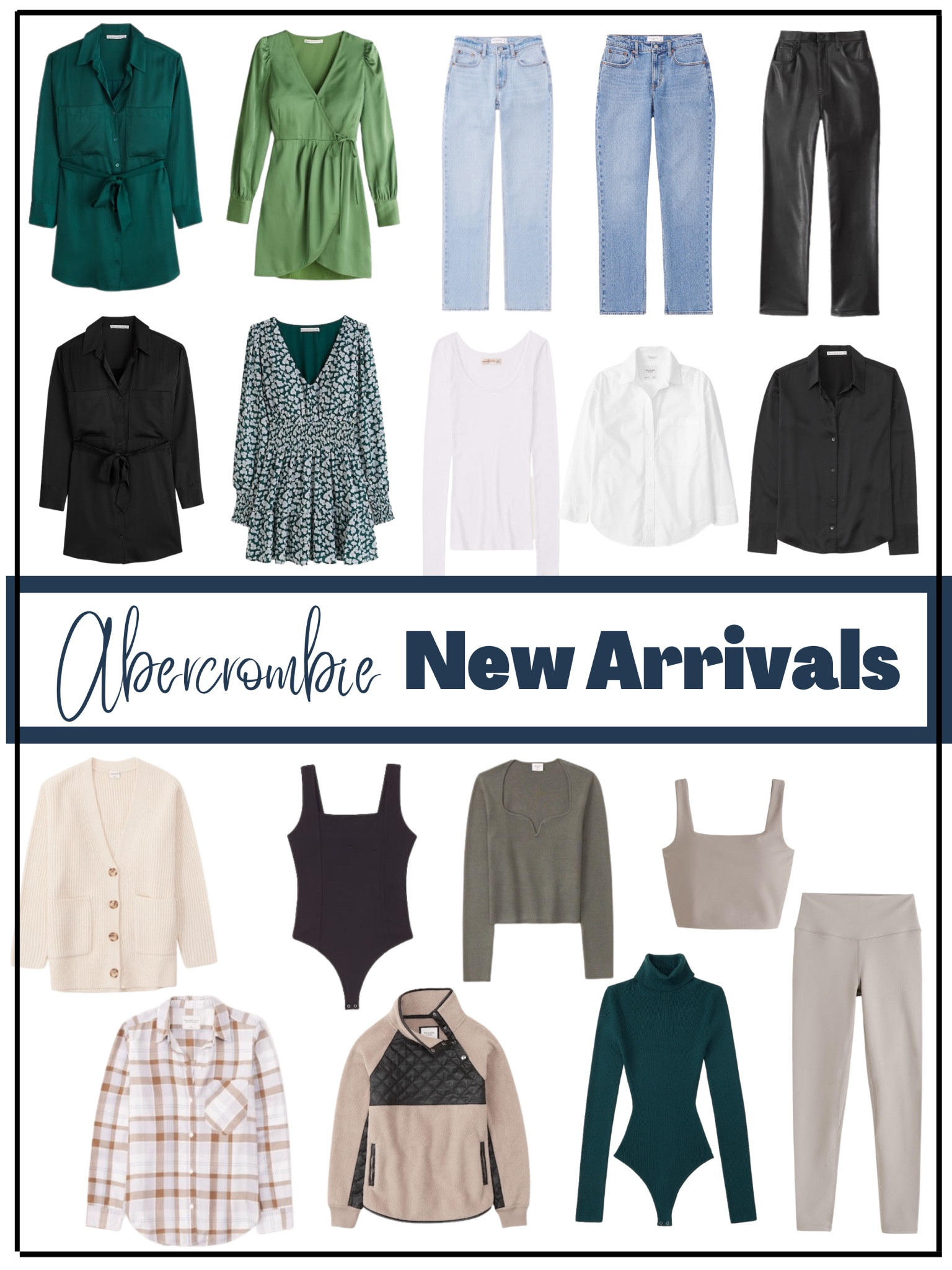 Abercrombie new arrivals - these items can be styled so many different ways for Fall.  

From casual outfits to workout clothing or athleisure — to workwear pieces and wedding guest dresses or Thanksgiving dresses.  You could even wear some of the dresses for Fall family photo outfits.  








Fall outfit , wedding guest dresses , fall dresses , Abercrombie , #ltkwedding #ltkstyletip #ltkfit #ltkworkwear , jeans , casual outfits , bodysuit , sweater 

#LTKSeasonal #LTKSale #LTKsalealert