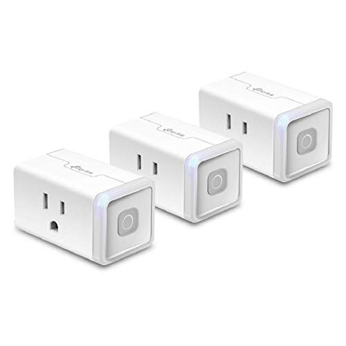 Kasa Smart Plug HS103P3, Smart Home Wi-Fi Outlet Works with Alexa, Echo, Google Home & IFTTT, No Hub Required, Remote Control,15 Amp,UL Certified, White, 3 Count (Pack of 1) | Amazon (US)